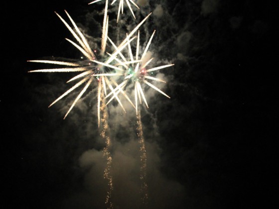 Feuerwerk am Aarburger Wasserfest 2010