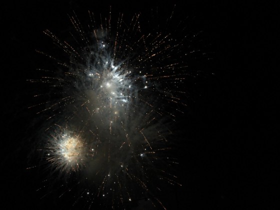 Feuerwerk am Aarburger Wasserfest 2010