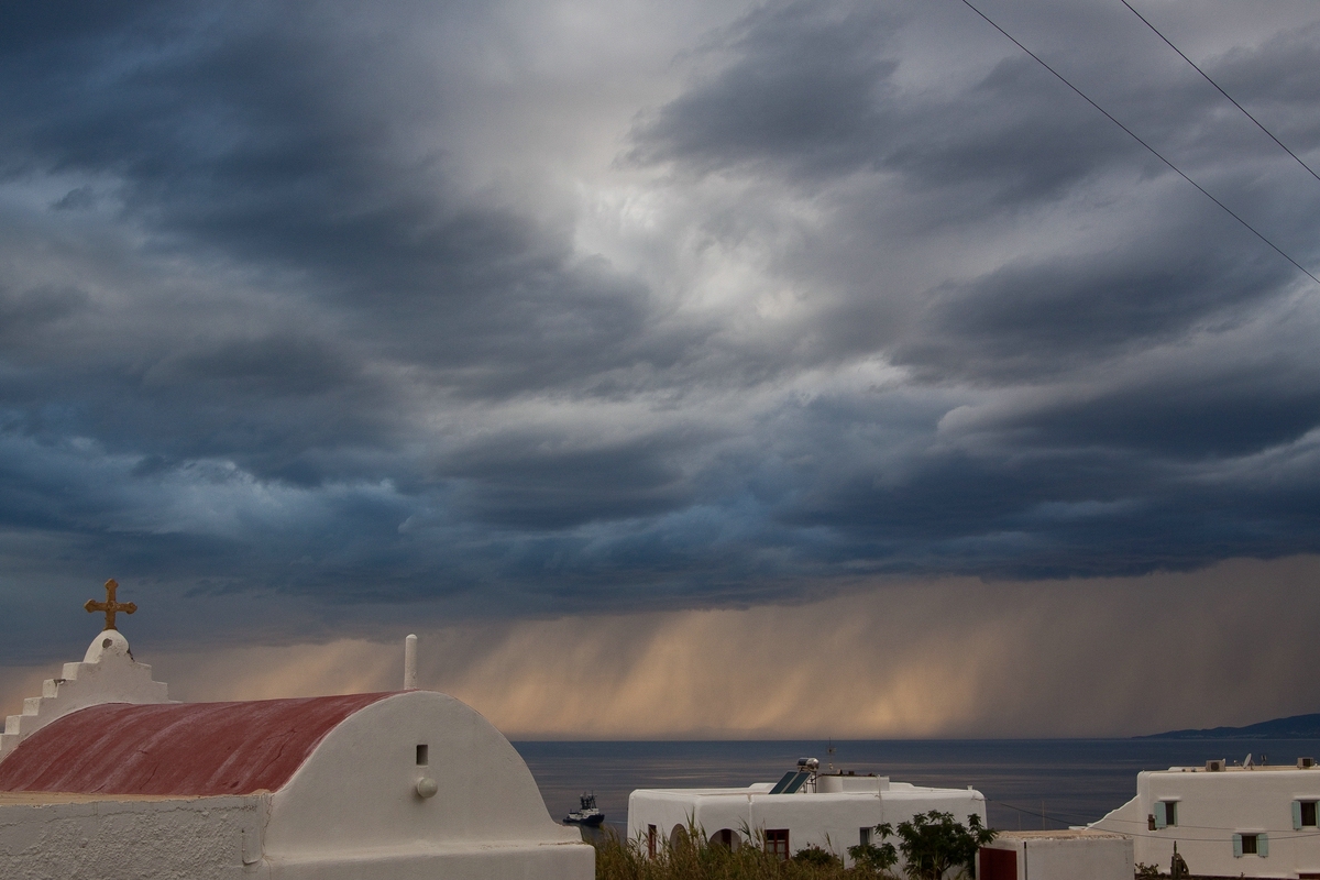 Himmel über Mykonos